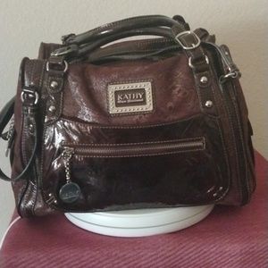 Kathy Van Zeeland mocha satchel